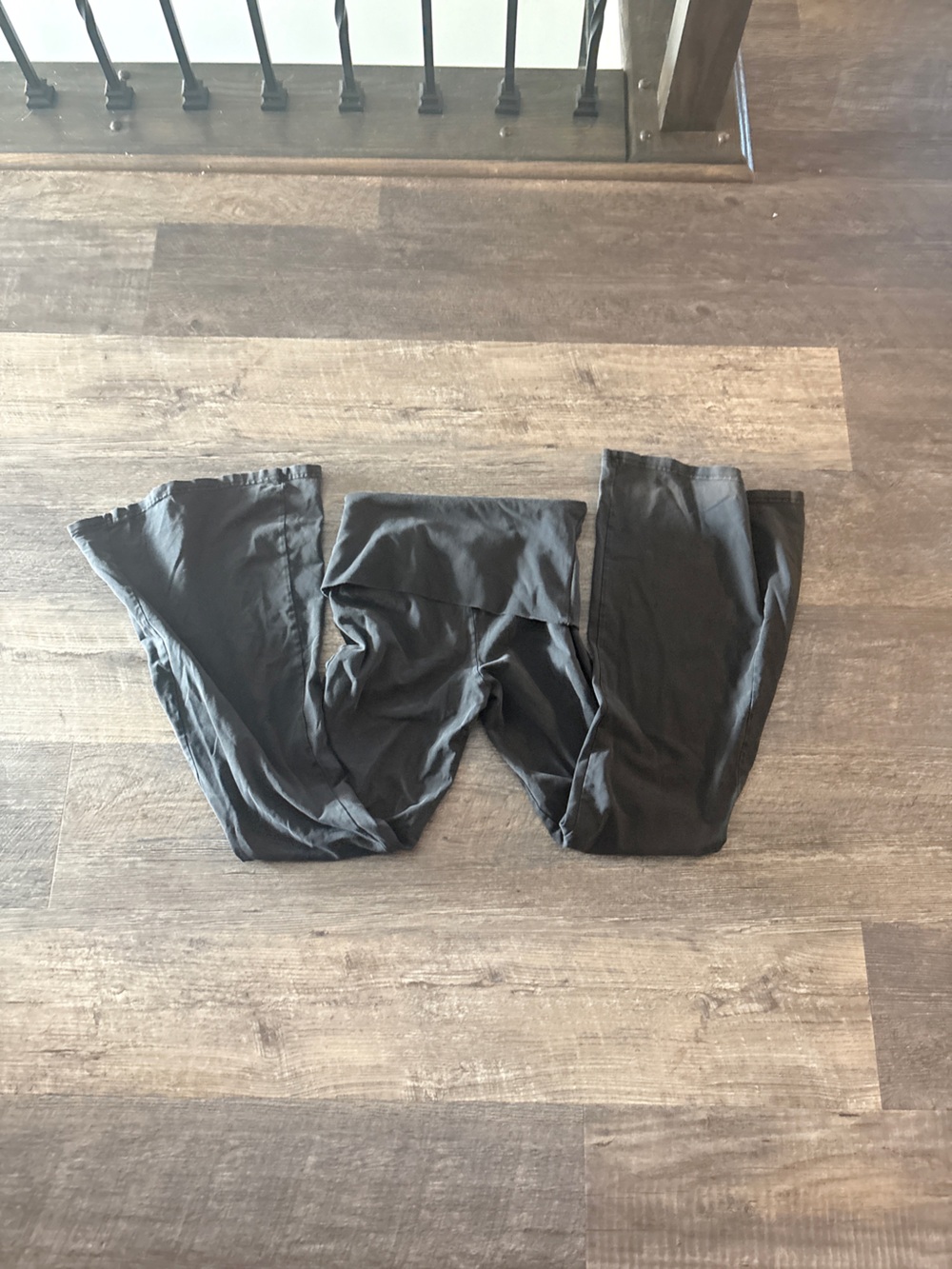Black Wide-Leg Lounge Pants